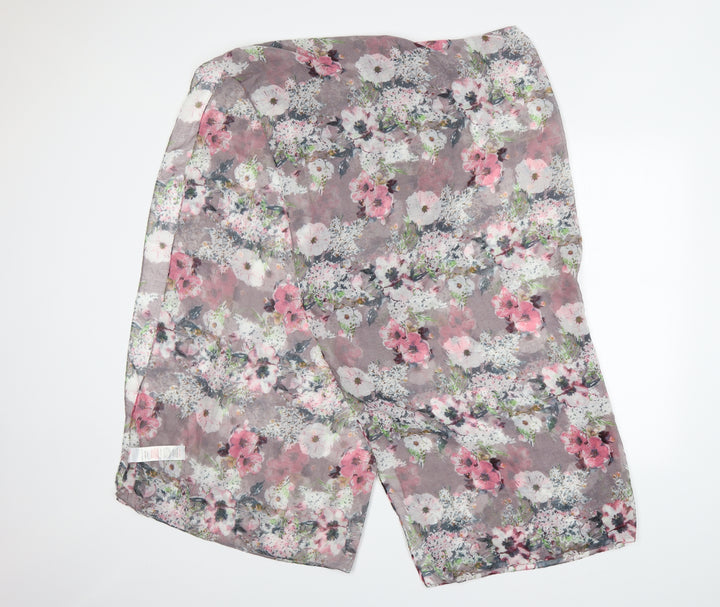 New Look Womens Purple Floral   Shawl/Wrap