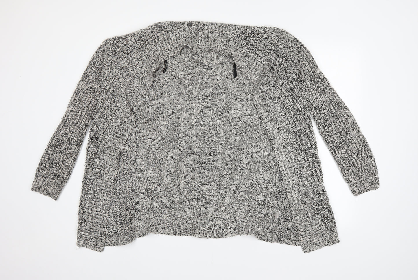 Preworn Womens Grey   Cardigan Jumper Size 8