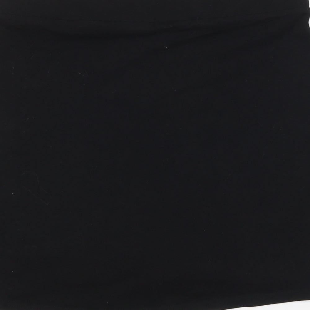 Preworn Womens Black   Straight & Pencil Skirt Size S
