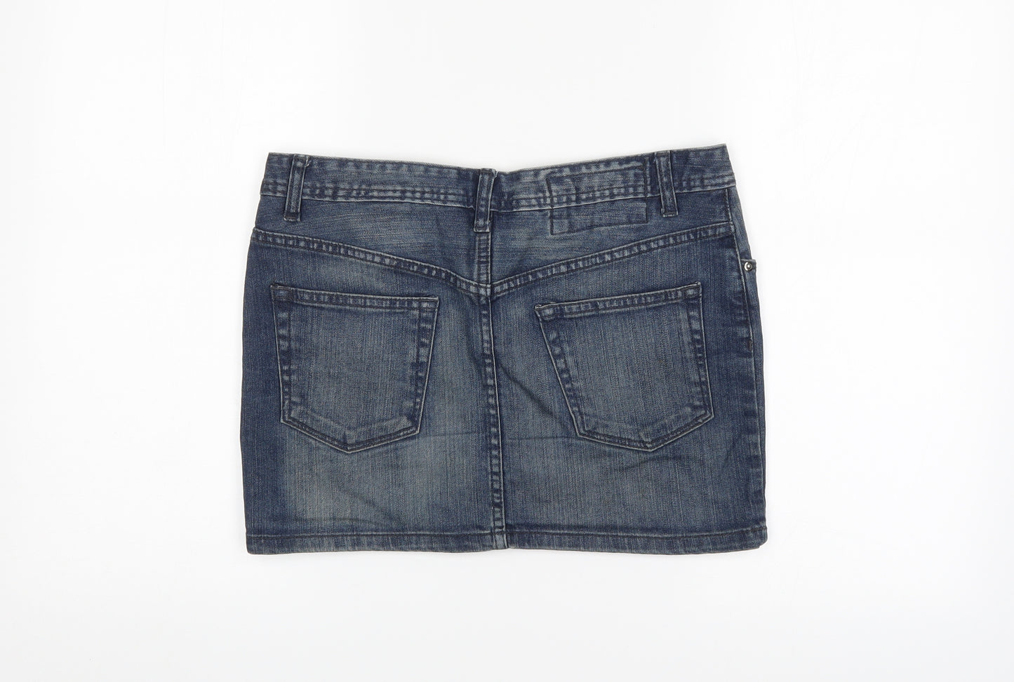 H&M Womens Blue   Mini Skirt Size 10