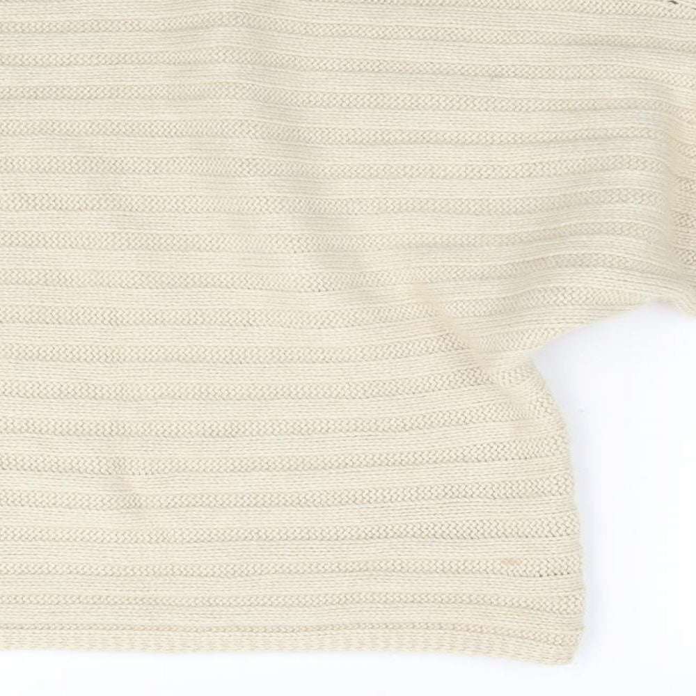 Reiss Womens Beige  Knit Pullover Jumper Size S