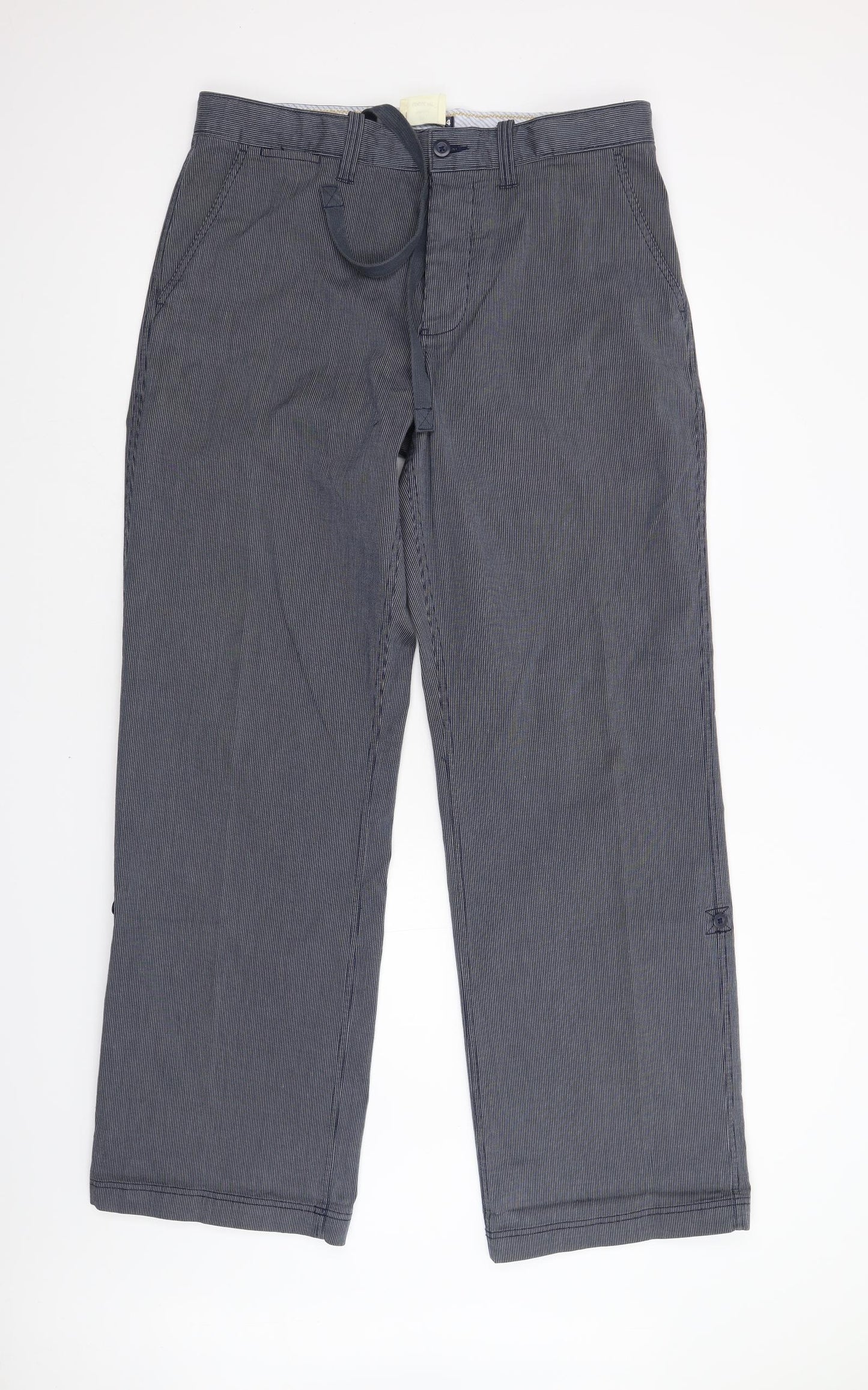 Gap Mens Blue Striped  Trousers  Size 34 L34 in