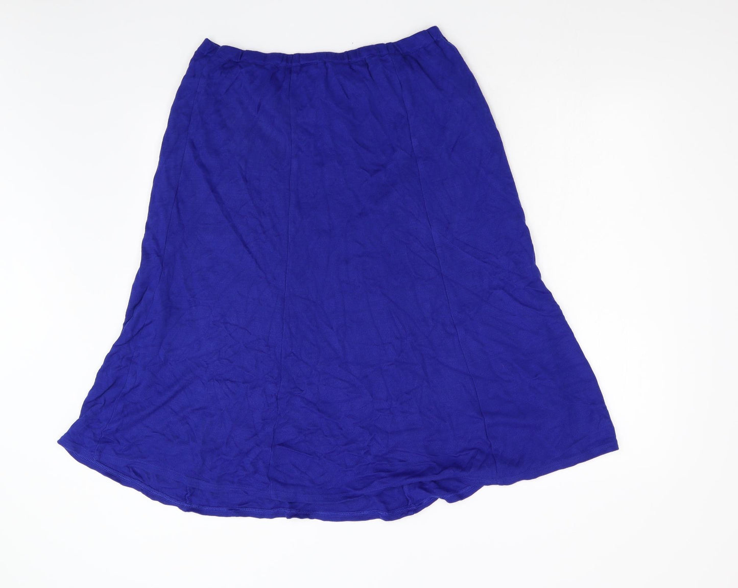 Preworn Womens Blue   Flare Skirt Size 18