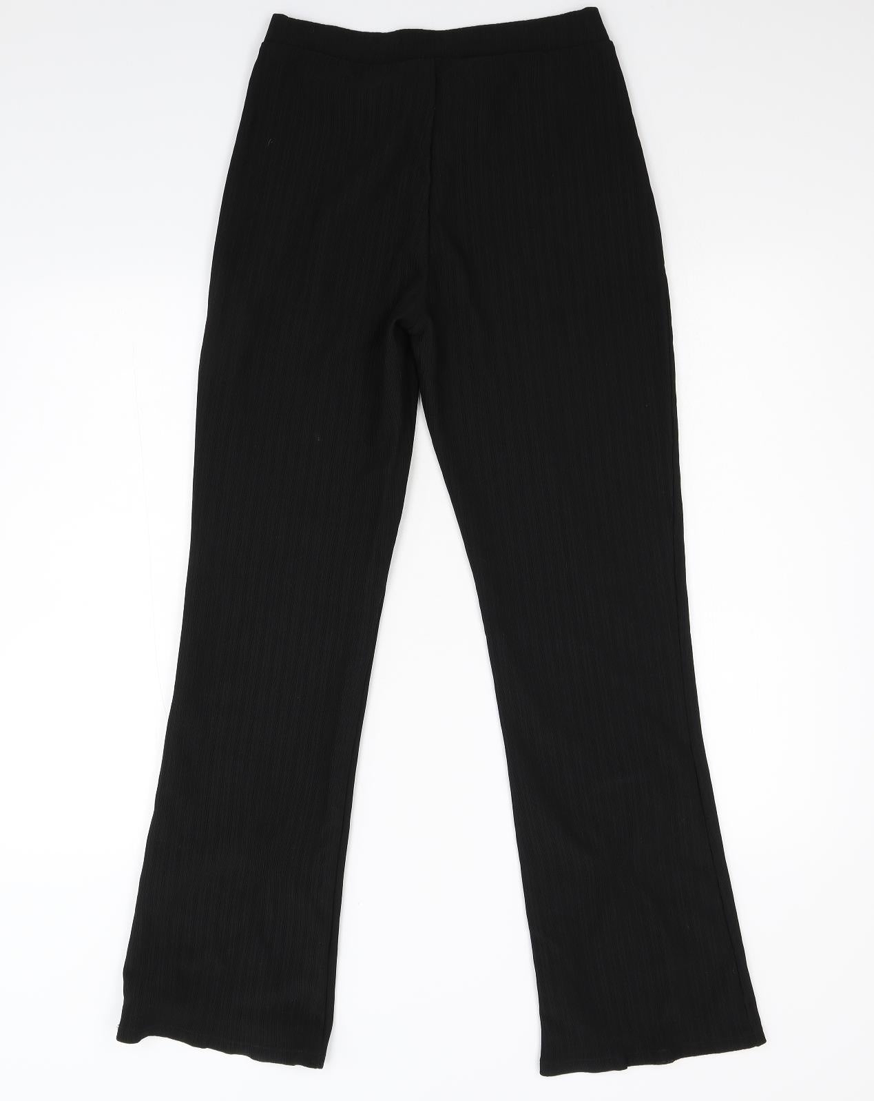 AMARANTO Womens Black   Trousers  Size 12 L30 in