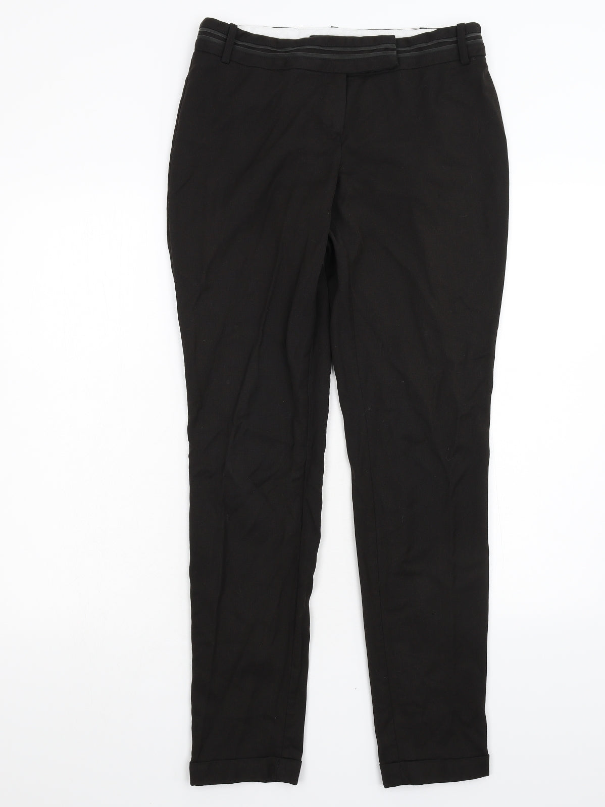 NEXT Womens Black   Trousers  Size 8 L30 in