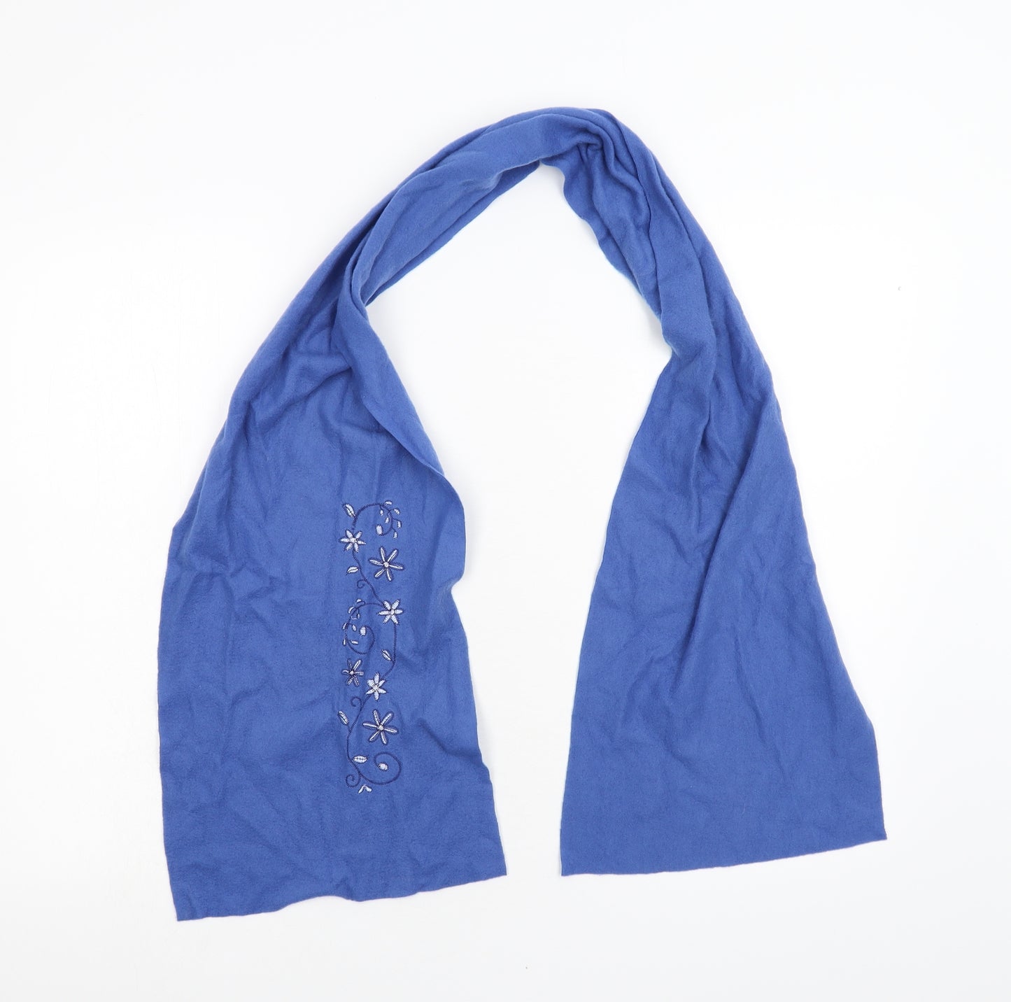 Preworn Womens Blue  Fleece  Scarf