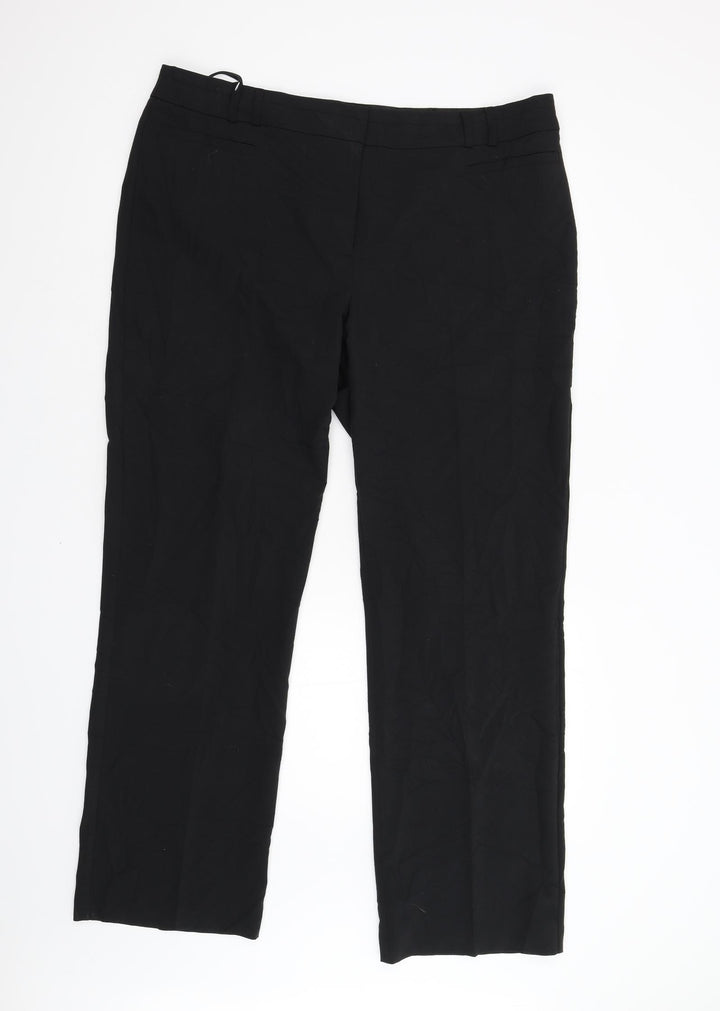Linea Womens Black   Trousers  Size 18 L31 in