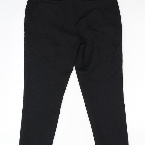 F&F Womens Black   Trousers  Size 10 L26 in