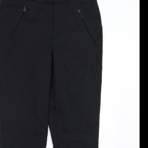 F&F Womens Black   Trousers  Size 10 L26 in