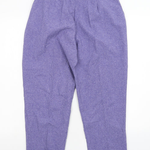 Janique Womens Purple   Trousers  Size 14 L27 in