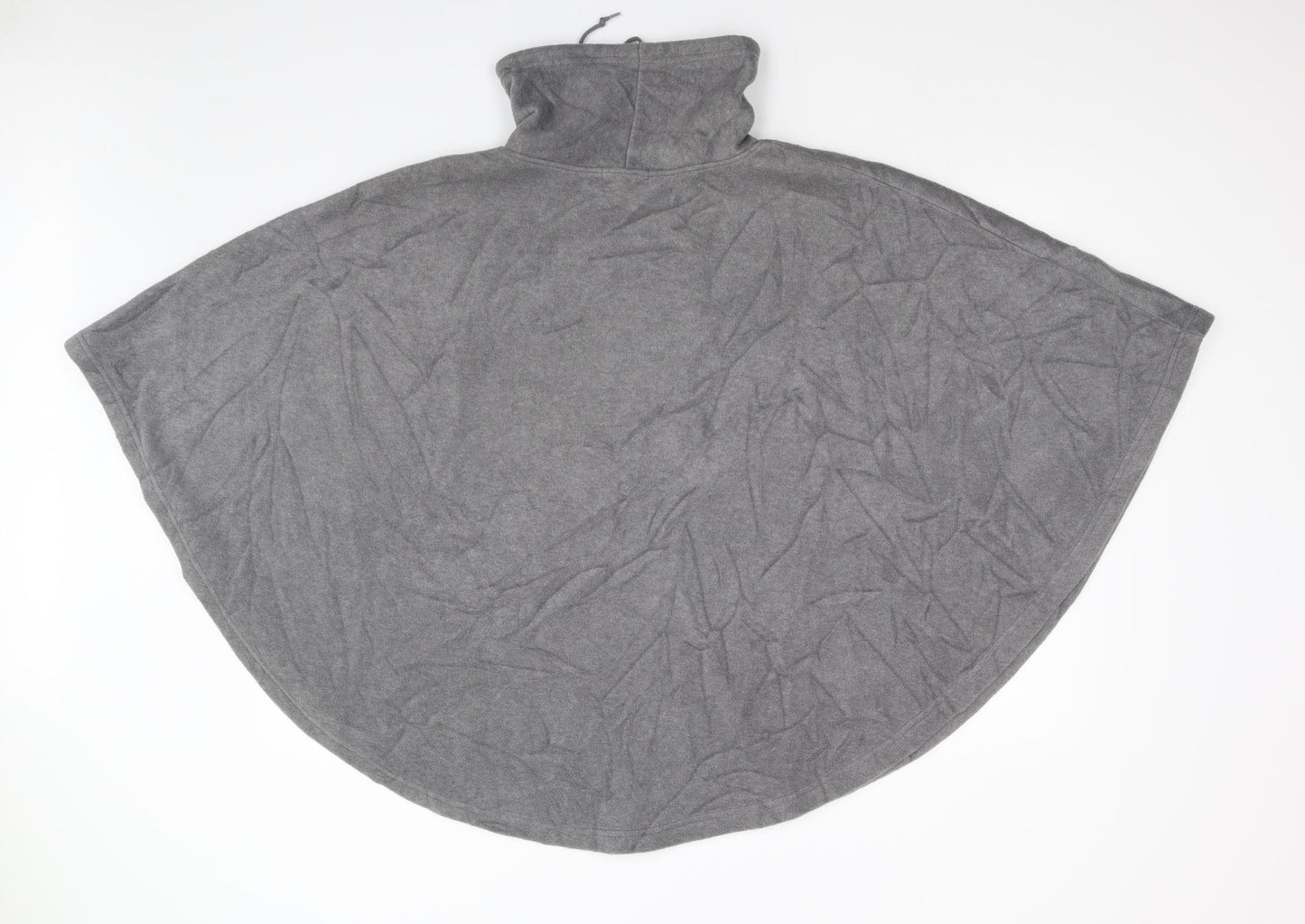 M&S Womens Grey  Fleece Jacket Poncho One Size