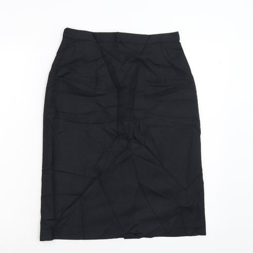 Preworn Womens Black   Straight & Pencil Skirt Size 12