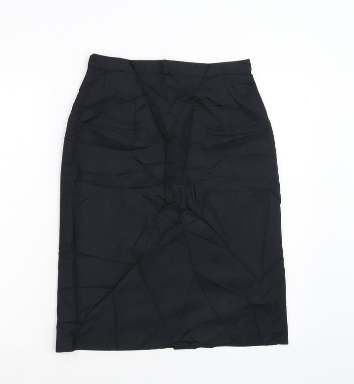 Preworn Womens Black   Straight & Pencil Skirt Size 12