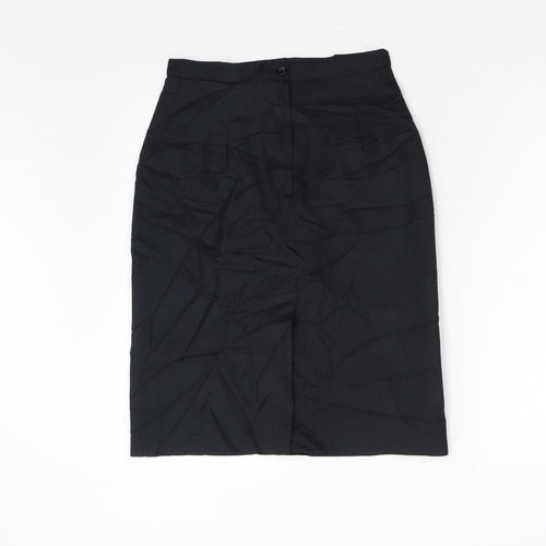 Preworn Womens Black   Straight & Pencil Skirt Size 12