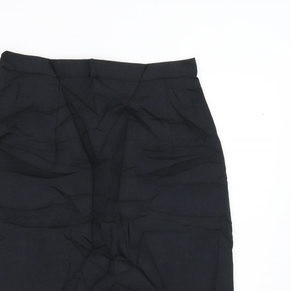 Preworn Womens Black   Straight & Pencil Skirt Size 12