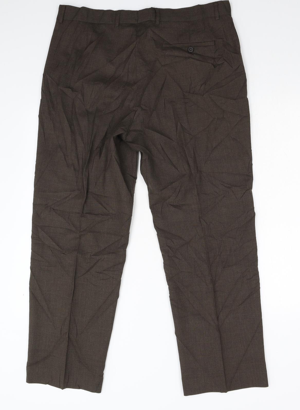 Debenhams Mens Brown   Trousers  Size 38 L28 in