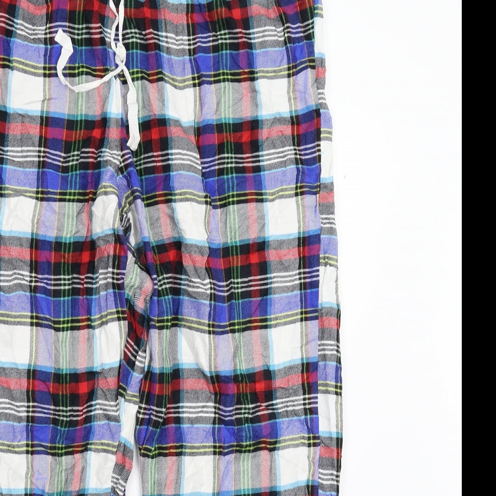 Gap Mens Multicoloured Check Flannel  Pyjama Pants Size XL