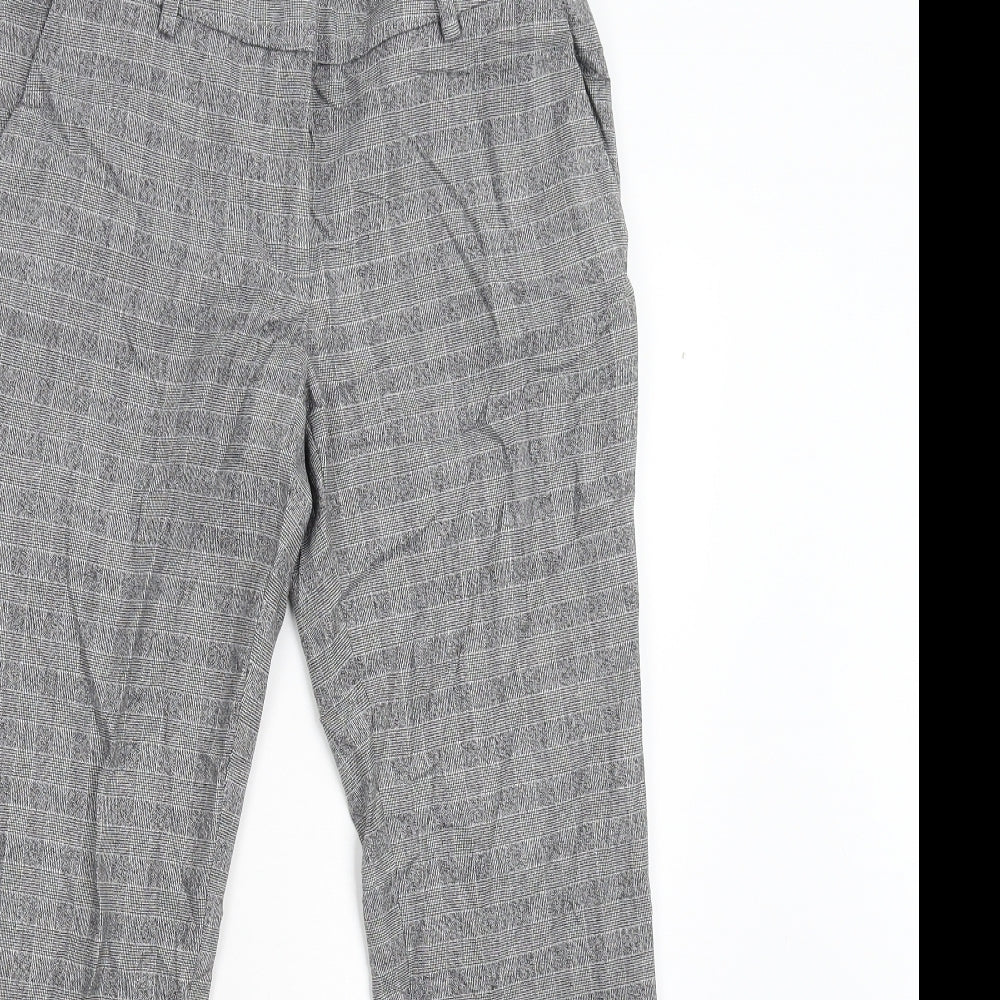 H&M Womens Grey   Trousers  Size 6 L28 in