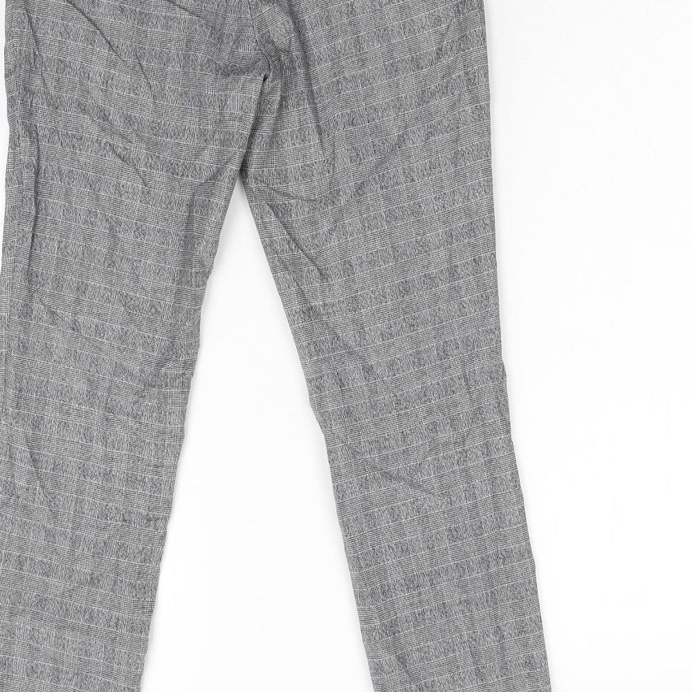 H&M Womens Grey   Trousers  Size 6 L28 in