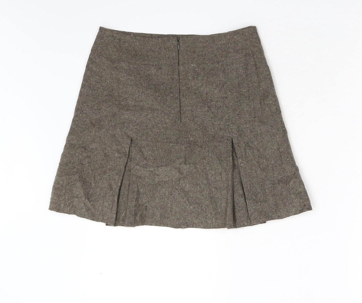 Camaíeu Womens Brown  Tweed Mini Skirt Size 10
