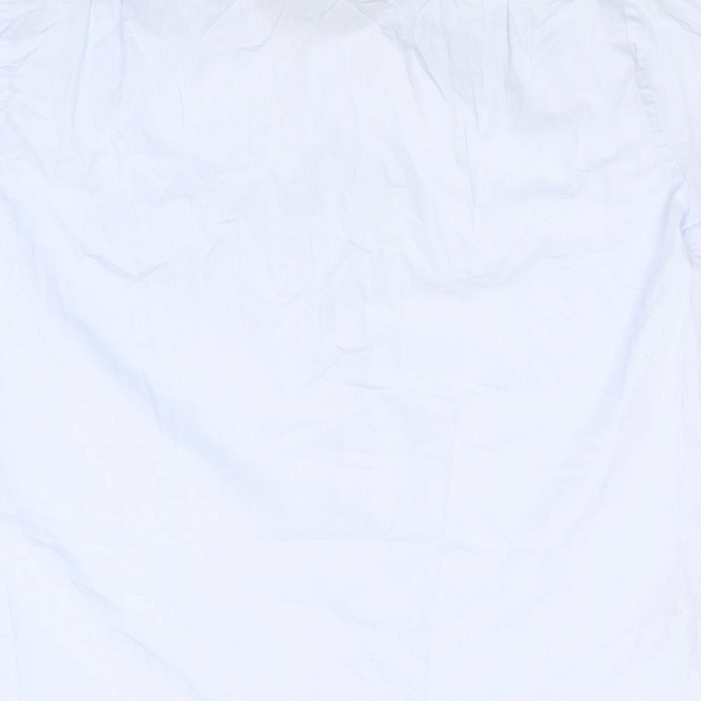 M&S Mens Blue    Button-Up Size 16.5