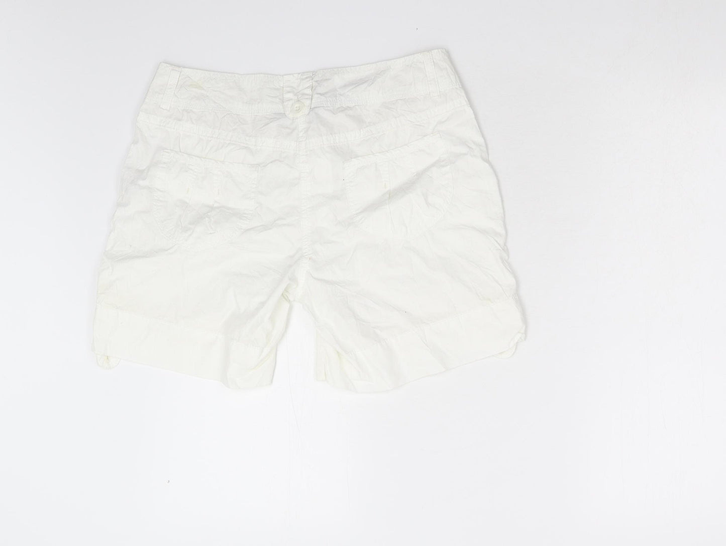 Dorothy Perkins Womens Ivory   Utility Shorts Size 12