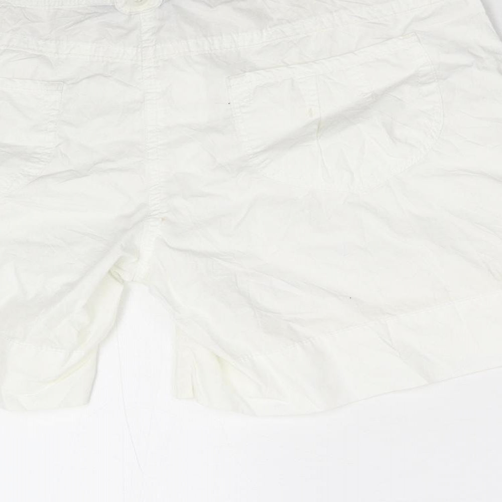 Dorothy Perkins Womens Ivory   Utility Shorts Size 12