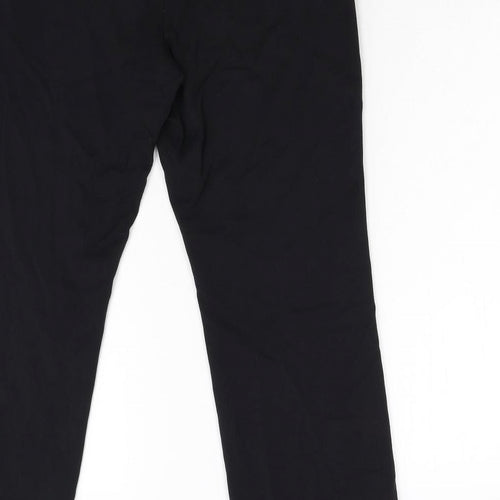 M&S Womens Black   Trousers  Size 14 L27 in