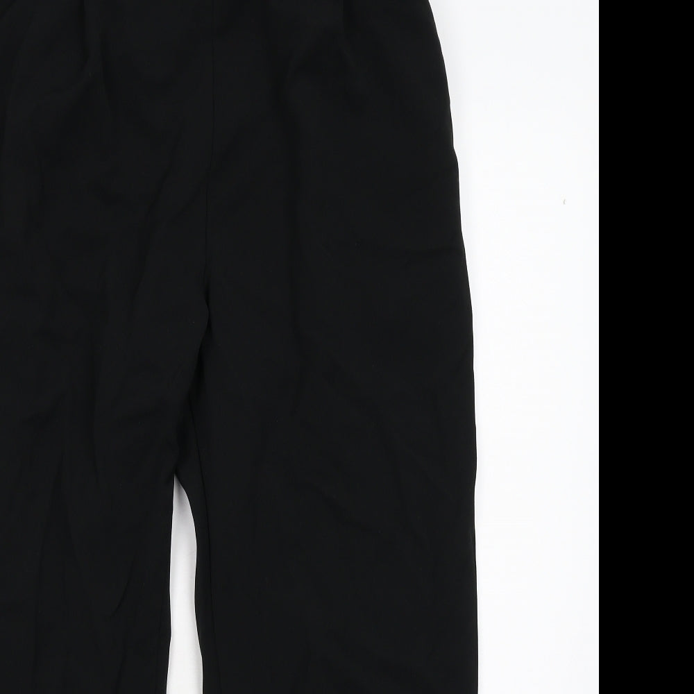 M&S Womens Black   Trousers  Size 16 L25 in