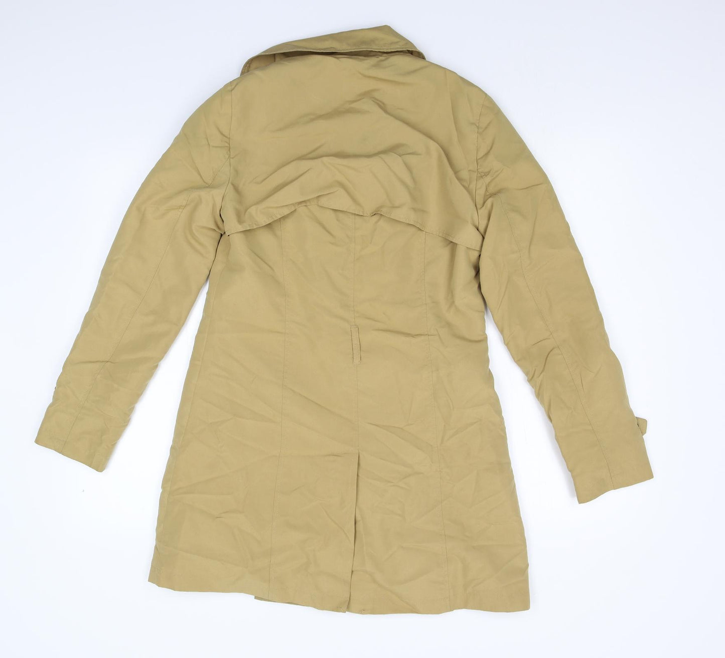 Primark Womens Yellow   Trench Coat Coat Size 10