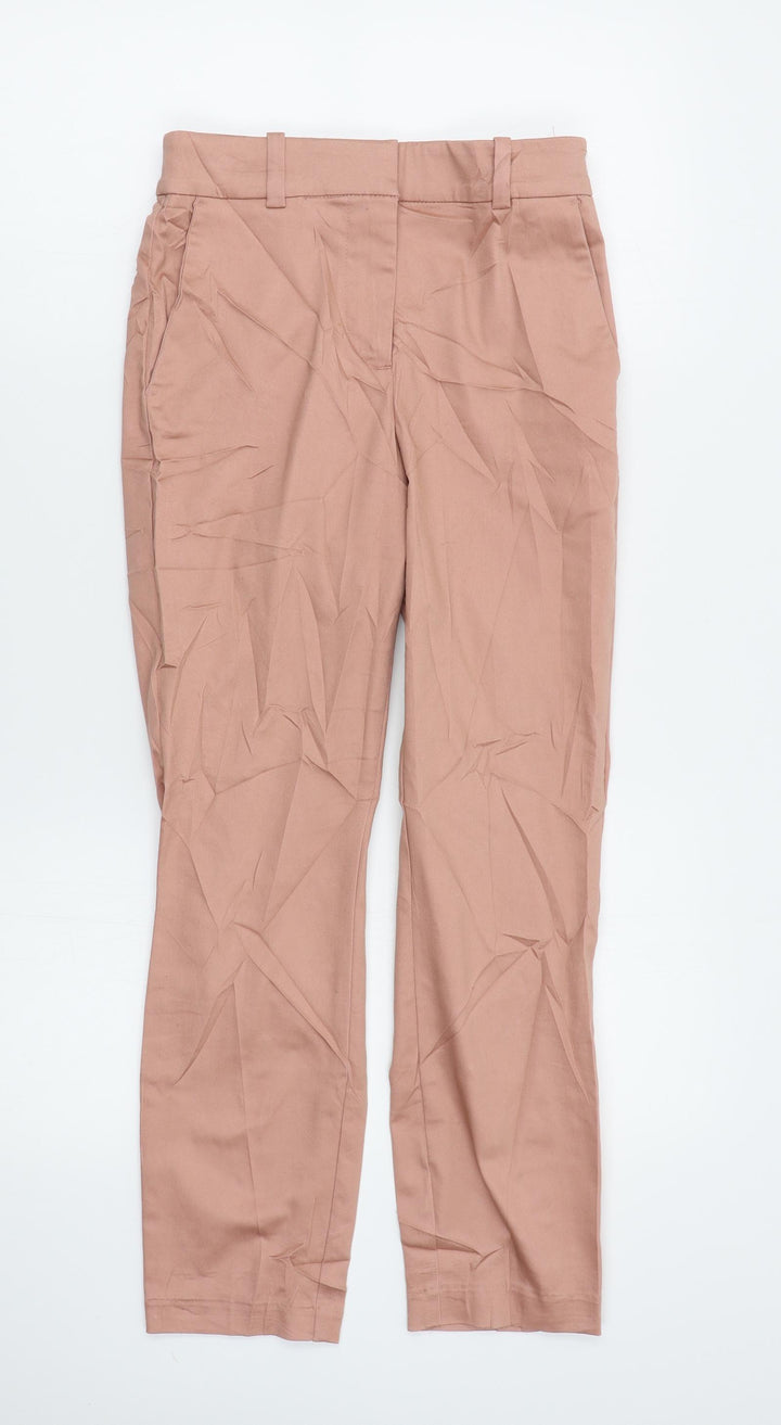 H&M Womens Pink   Trousers  Size 4 L24 in
