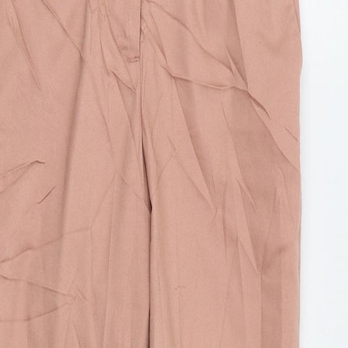 H&M Womens Pink   Trousers  Size 4 L24 in