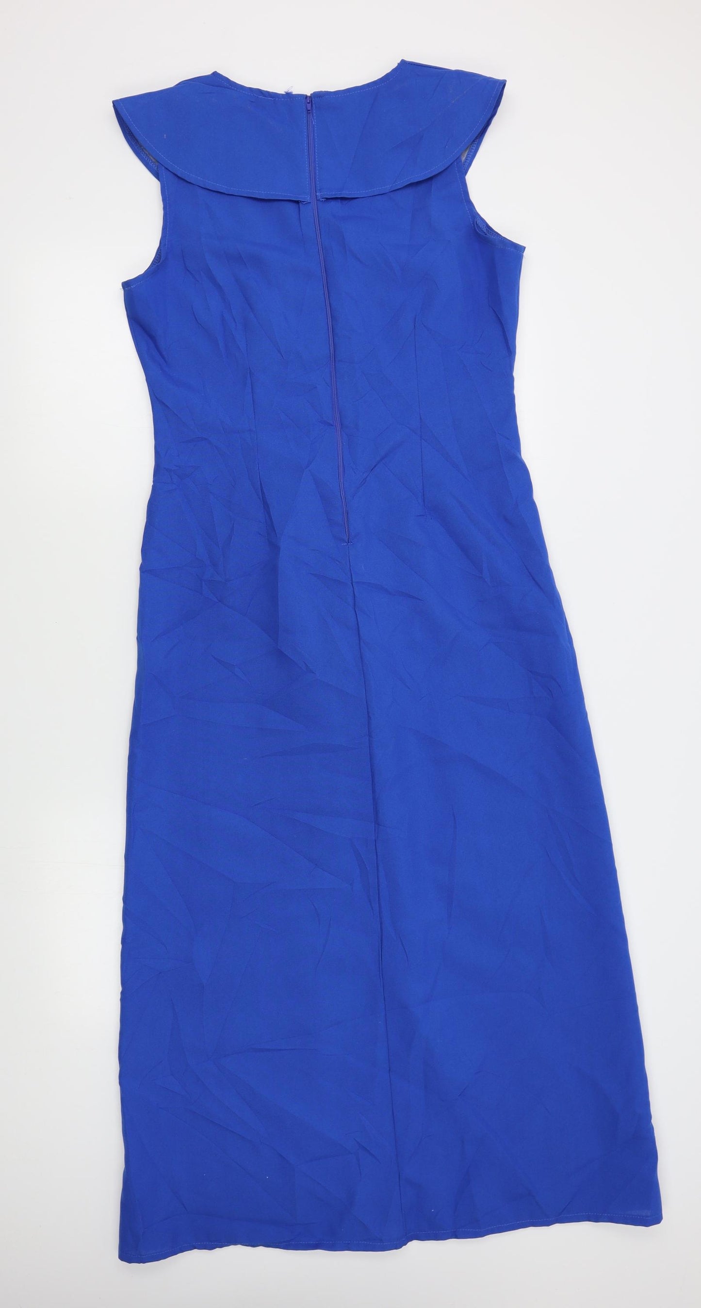 Preworn Womens Blue   Sheath  Size 12