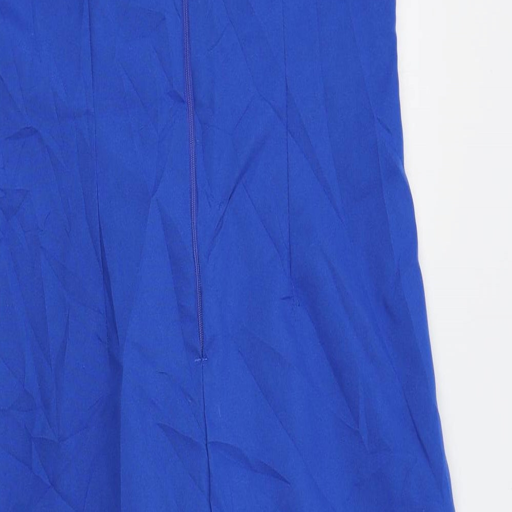 Preworn Womens Blue   Sheath  Size 12