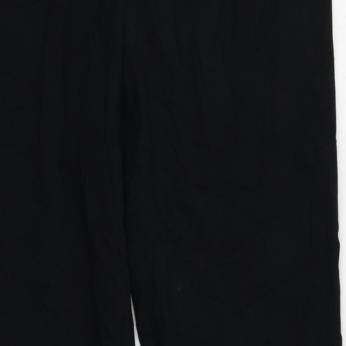 M&S Womens Black   Trousers  Size 12 L28 in