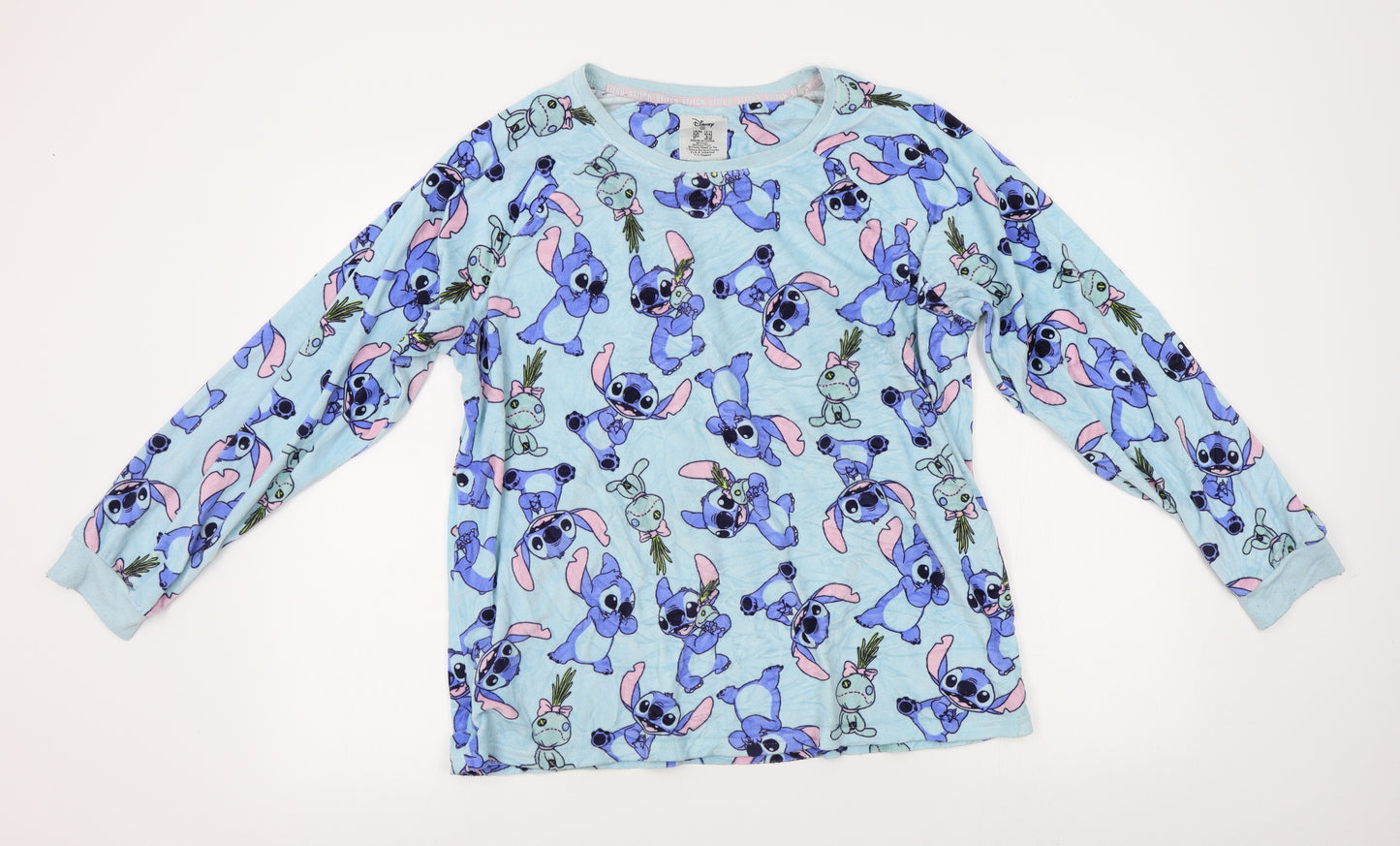 Primark Womens Blue    Pyjama Top Size M  - Disney, Lilo & Stitch