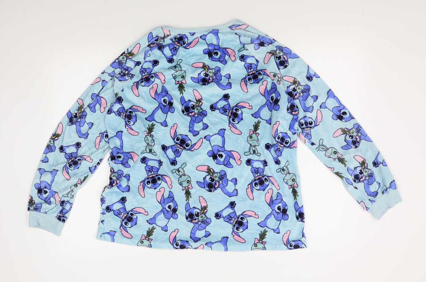 Primark Womens Blue    Pyjama Top Size M  - Disney, Lilo & Stitch
