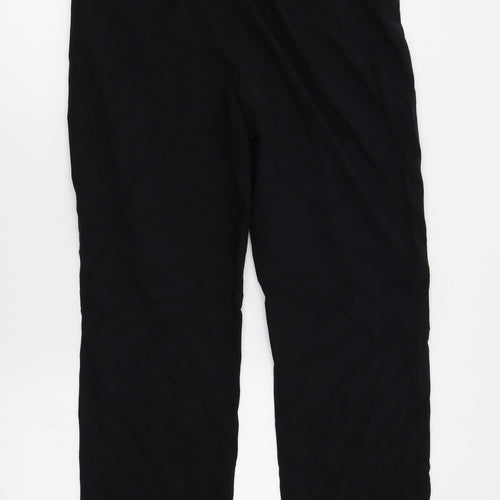 M&S Womens Black   Trousers  Size 12 L28 in