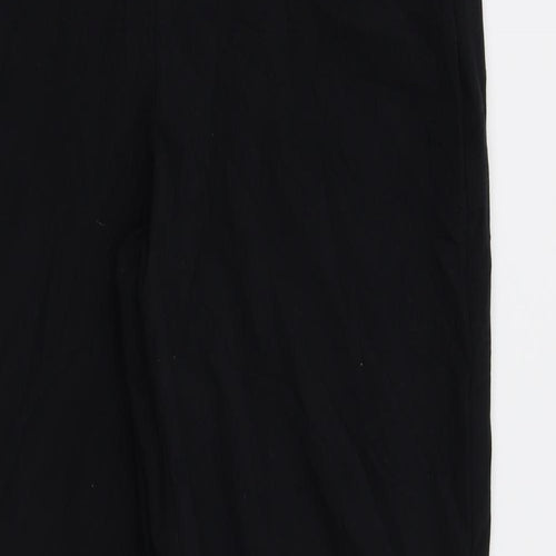 M&S Womens Black   Trousers  Size 12 L28 in