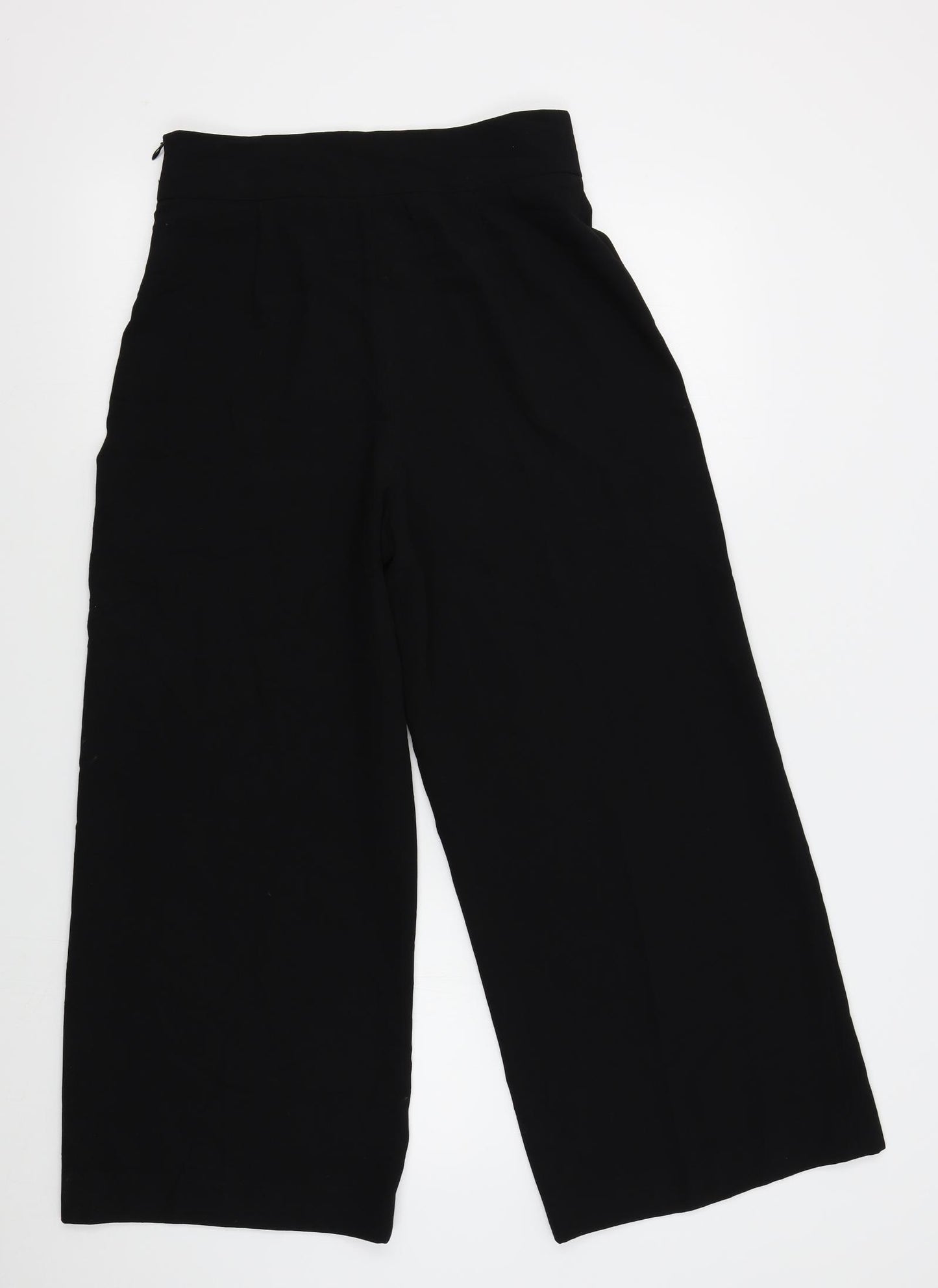 Zara Womens Black   Capri Trousers Size S L24 in - wide leg
