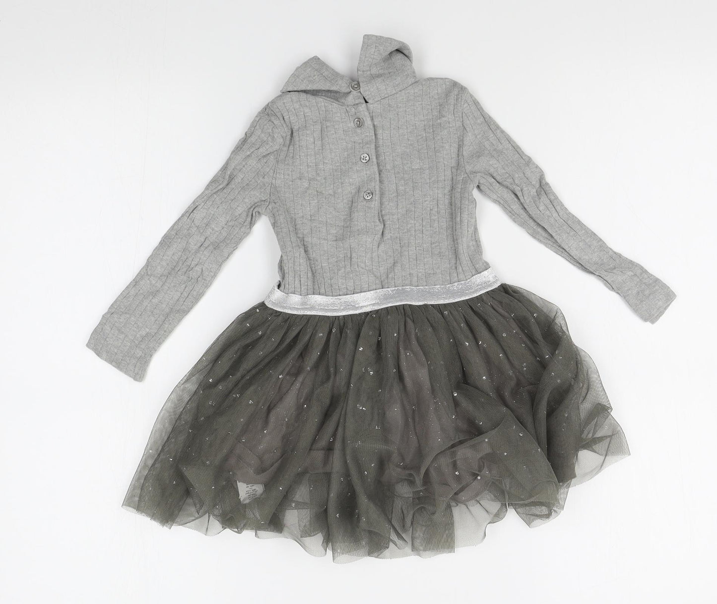NEXT Girls Grey   Fit & Flare  Size 18-24 Months