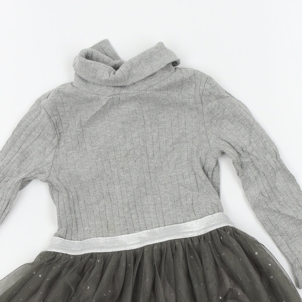 NEXT Girls Grey   Fit & Flare  Size 18-24 Months