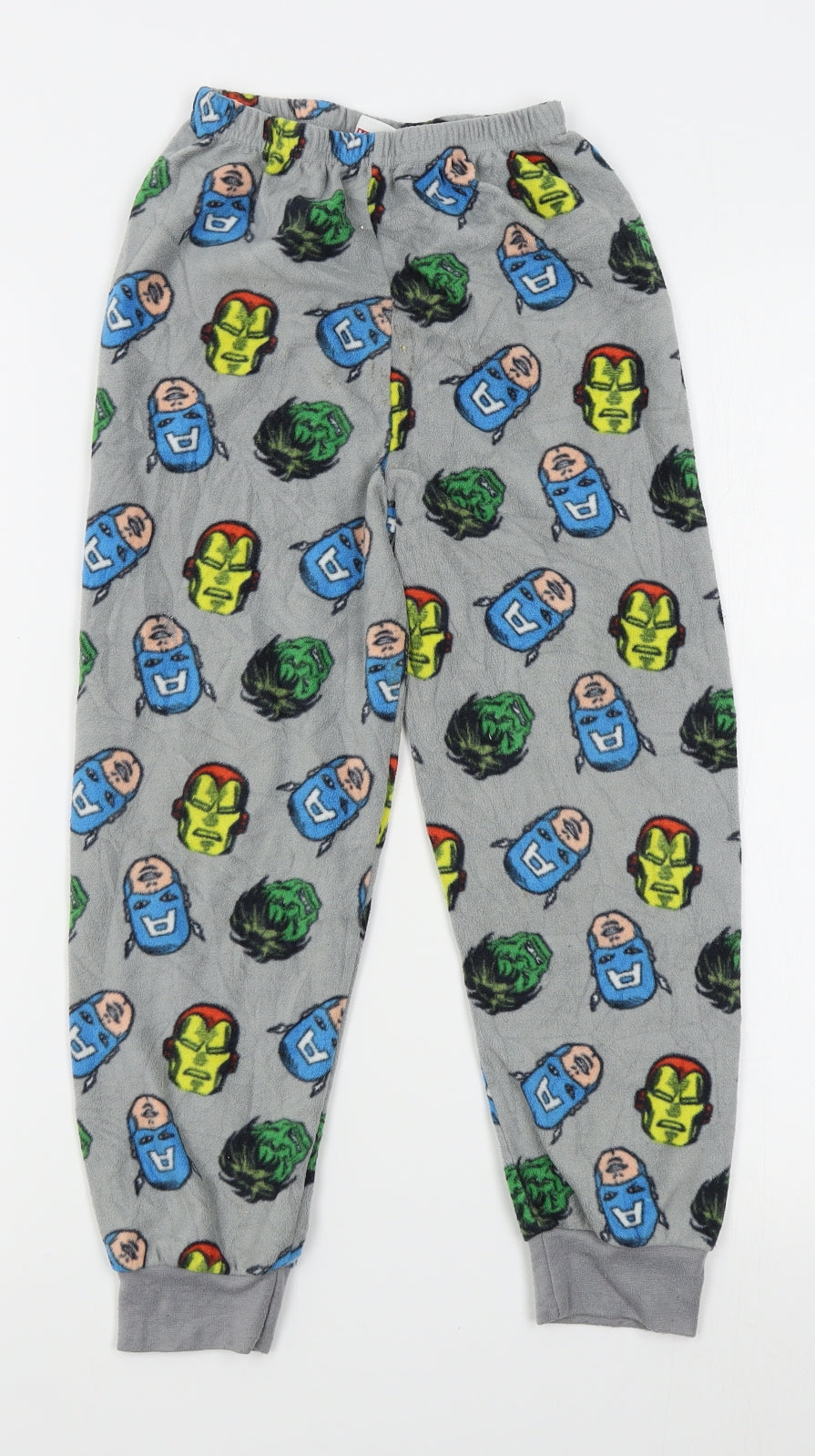 Primark Boys Grey    Pyjama Pants Size 7-8 Years  - marvel