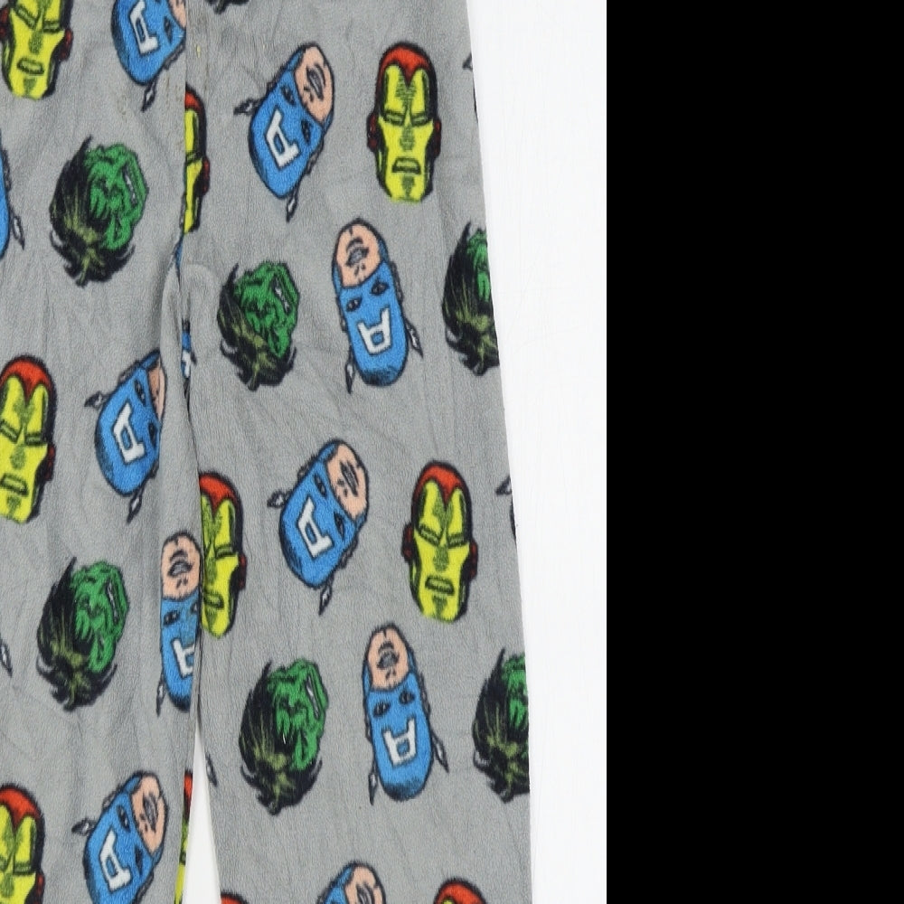 Primark Boys Grey    Pyjama Pants Size 7-8 Years  - marvel