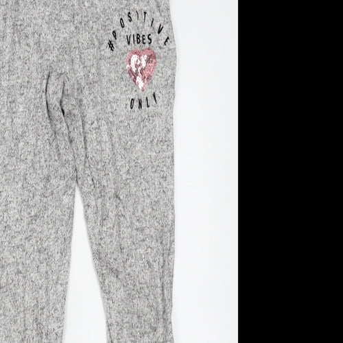 George Girls Grey    Pyjama Pants Size 10-11 Years