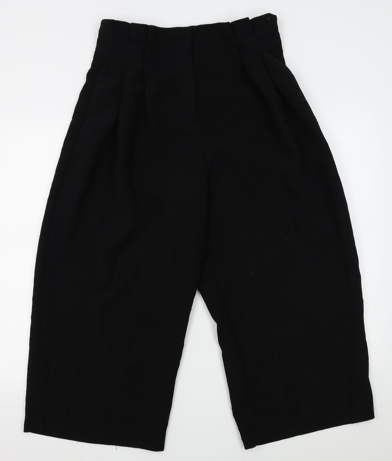 H&M Womens Black   Capri Trousers Size 14 L21 in