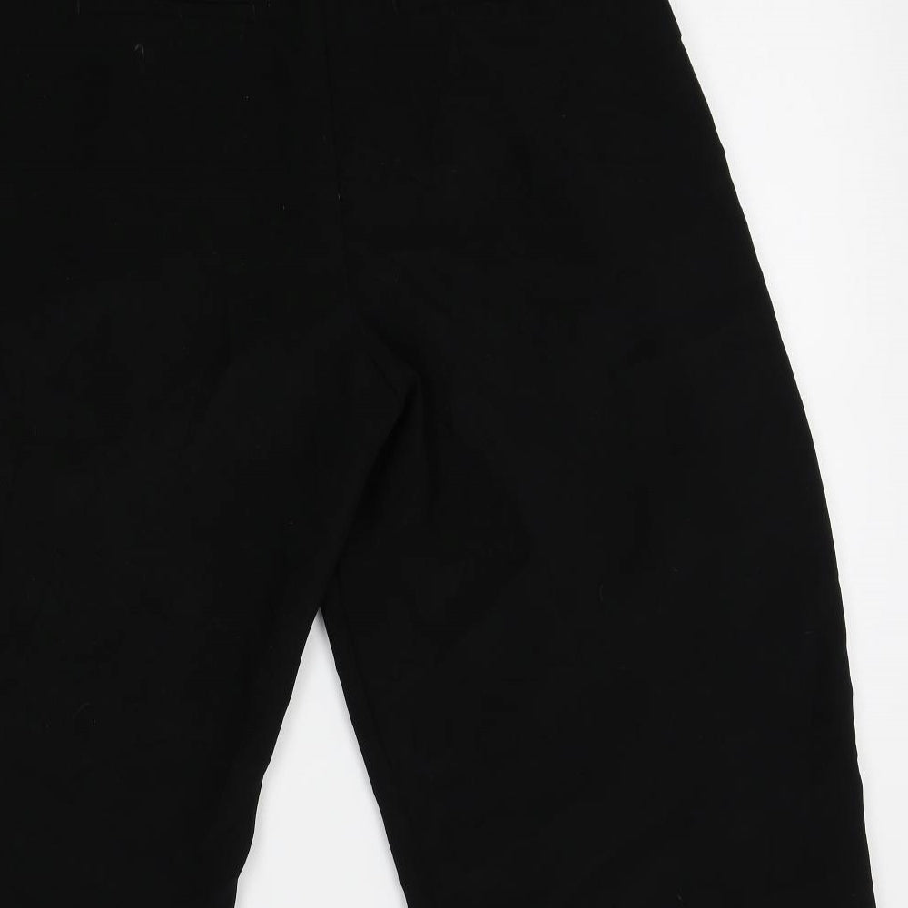 H&M Womens Black   Capri Trousers Size 14 L21 in