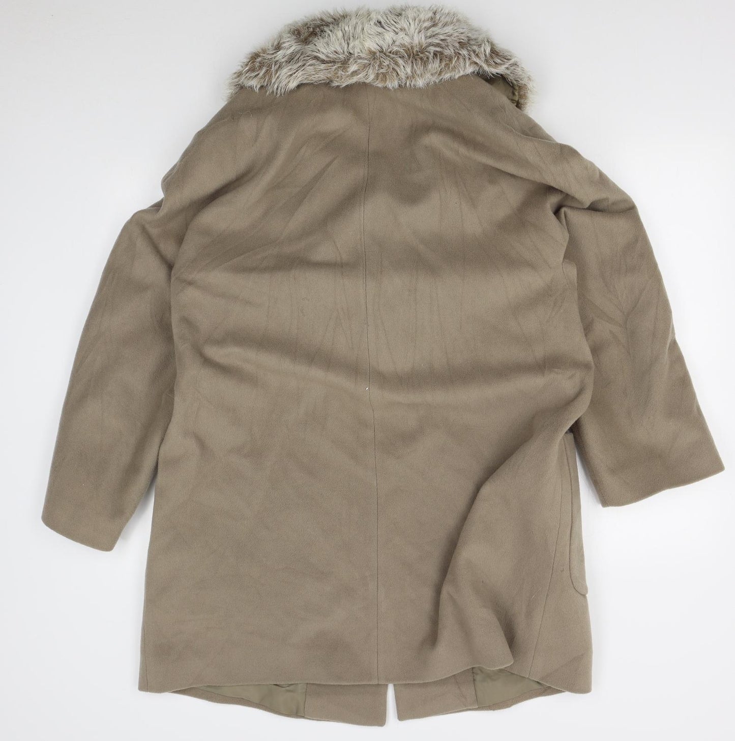 Windsmoor Womens Beige   Overcoat Coat Size 14