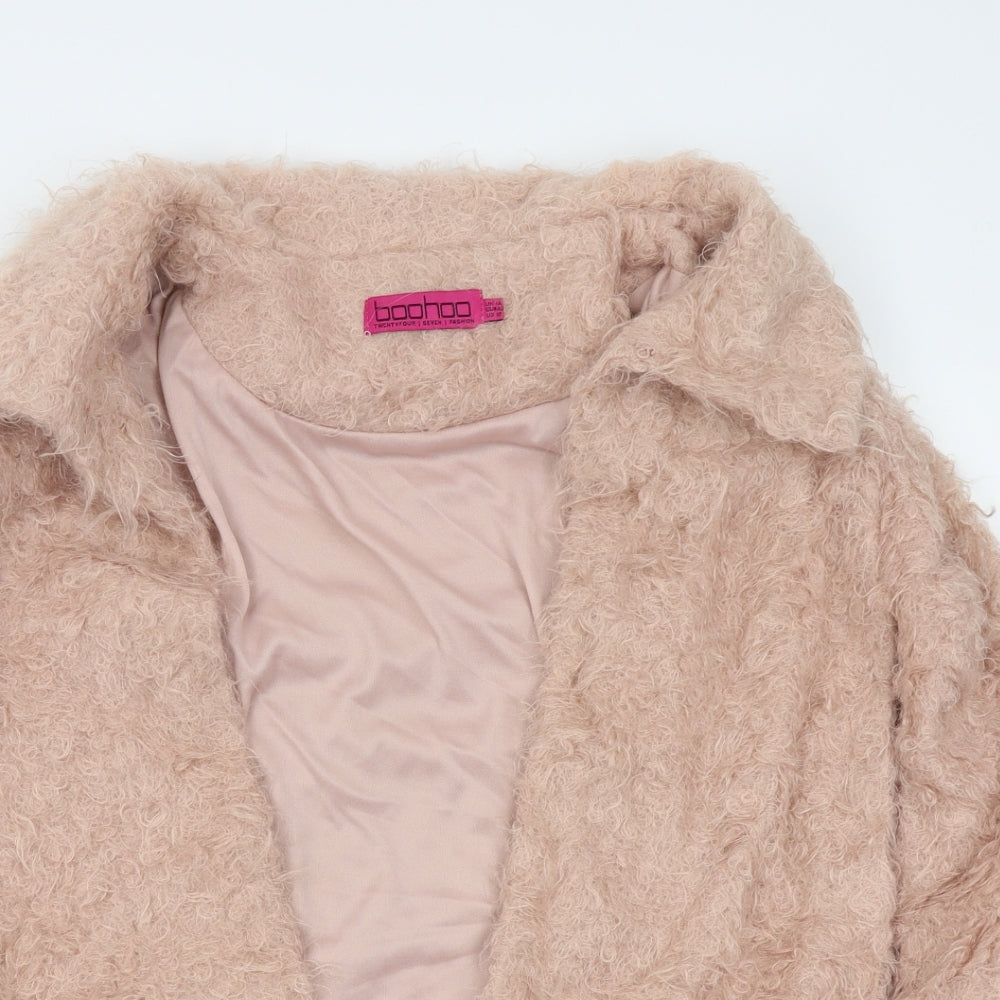 Boohoo Womens Pink   Gilet Jacket Size 14