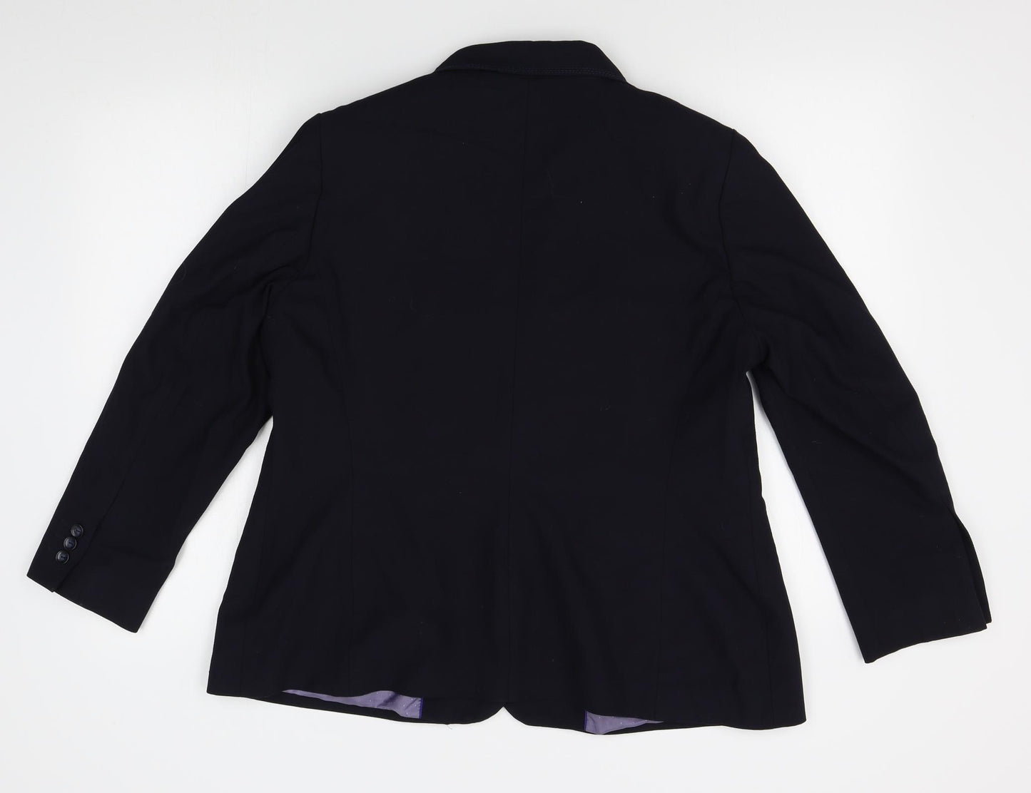 M&S Womens Blue   Jacket Blazer Size 18